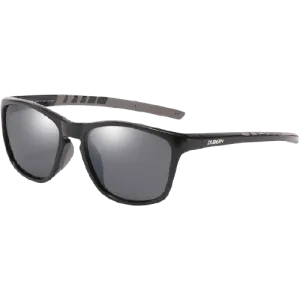 Dubery Polarized Sunglasses 100% UV Protection Black/Gray D202 C2