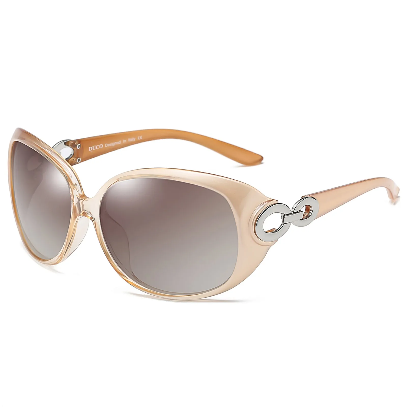 DUCO Classic Polarized Oversized Designer Sunglasses DC1220
