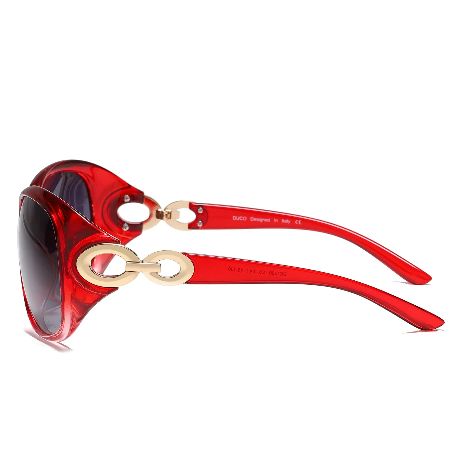 DUCO Classic Polarized Oversized Designer Sunglasses DC1220