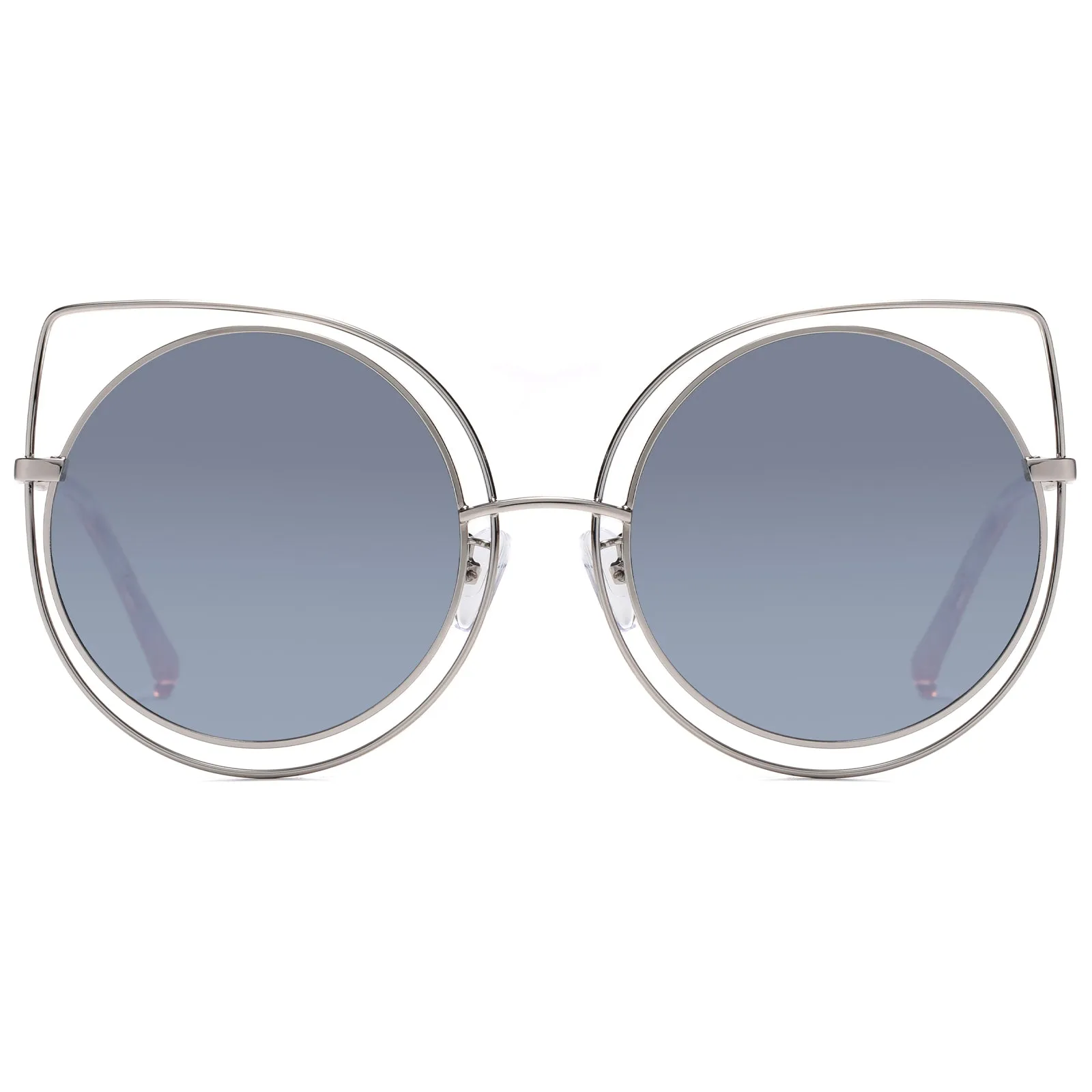 DUCO Classic Vintage Cateye Polarized Sunglasses For Women 100%UV Protection W002