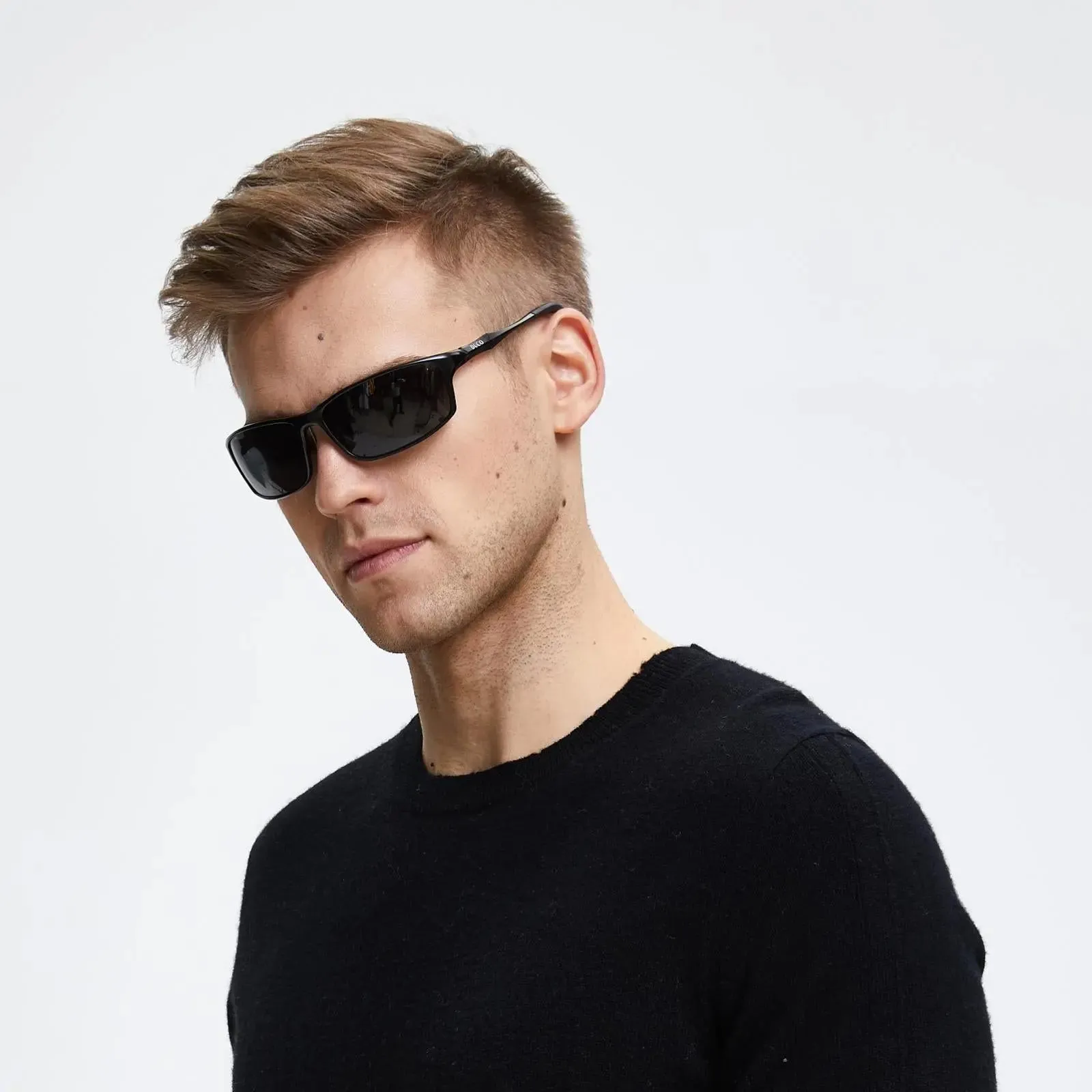 DUCO Polarized Sunglasses 100% UV400 Protection Metal Frame Driving Glasses 8201