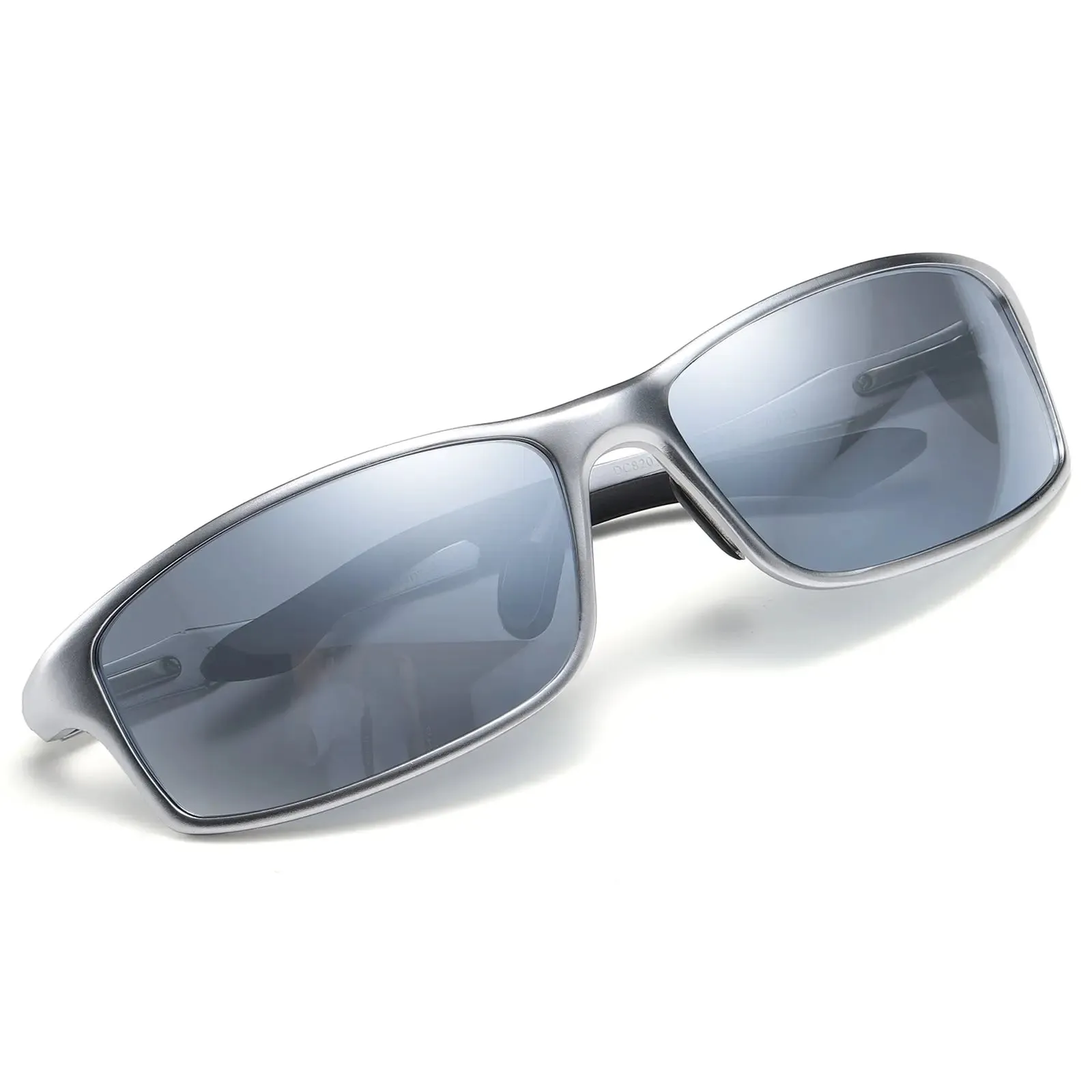 DUCO Polarized Sunglasses 100% UV400 Protection Metal Frame Driving Glasses 8201