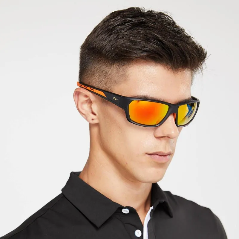 DUCO Sports Polarized Sunglasses Lightweight Wraparound Cycling Baseball Shades 6201