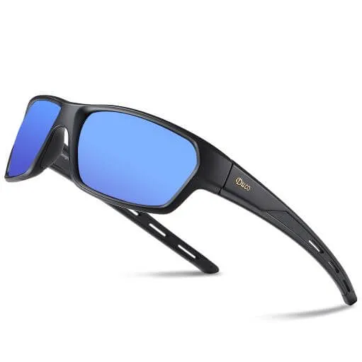 DUCO Sports Polarized Sunglasses Lightweight Wraparound Cycling Baseball Shades 6201