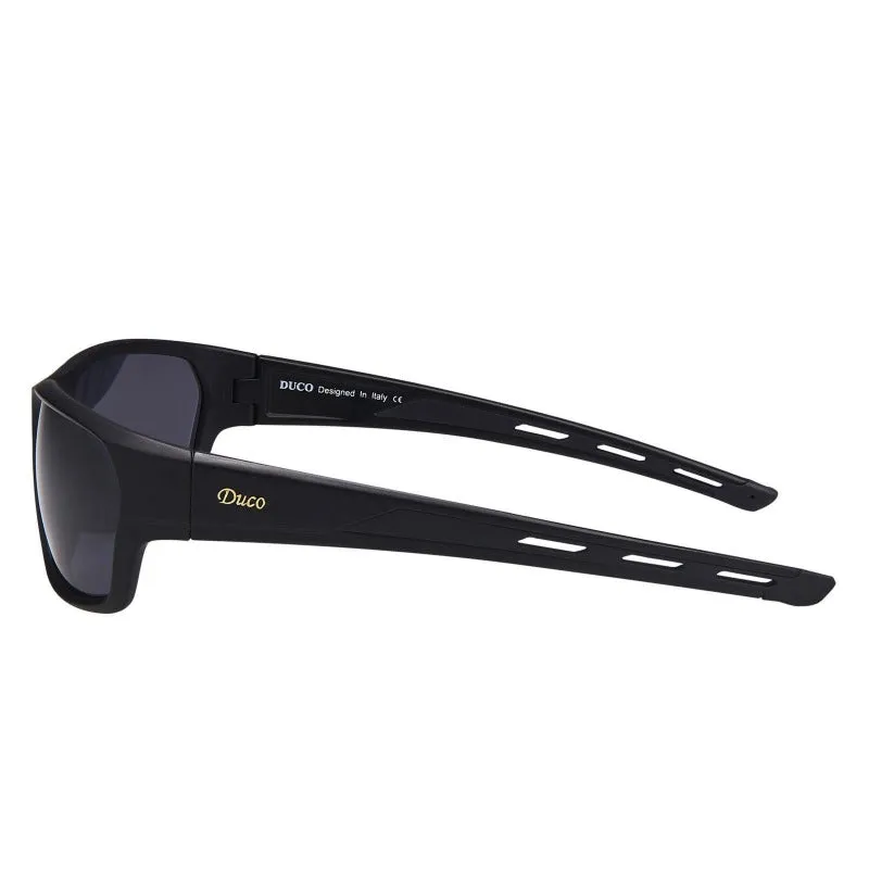 DUCO Sports Polarized Sunglasses Lightweight Wraparound Cycling Baseball Shades 6201