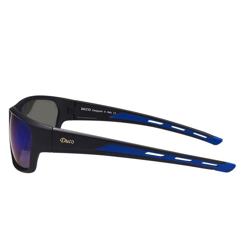 DUCO Sports Polarized Sunglasses Lightweight Wraparound Cycling Baseball Shades 6201