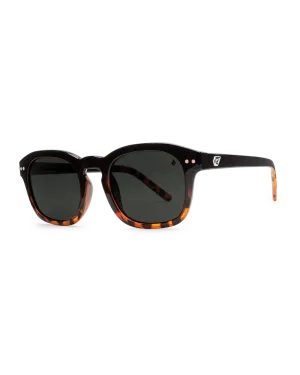 Earth Tripper Polarised Sunglasses in Gloss Darkside & Gray