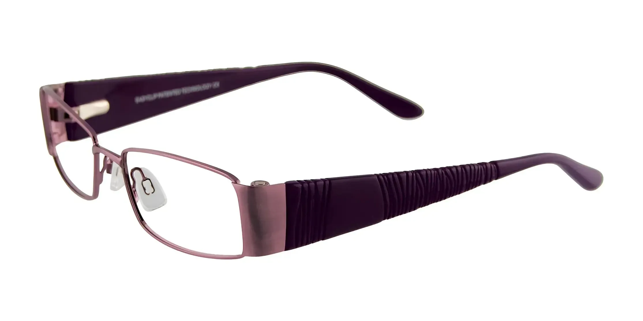 EasyClip EC215 Eyeglasses with Clip-on Sunglasses | Size 49