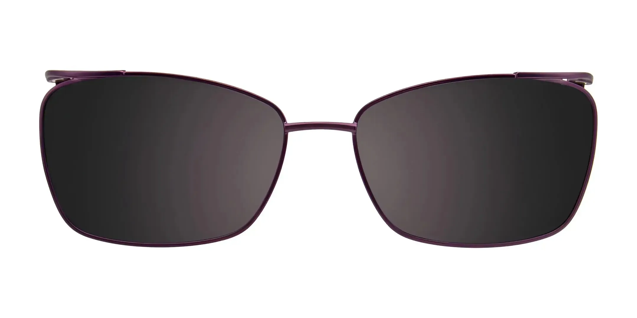 EasyClip EC375 Eyeglasses with Clip-on Sunglasses | Size 55