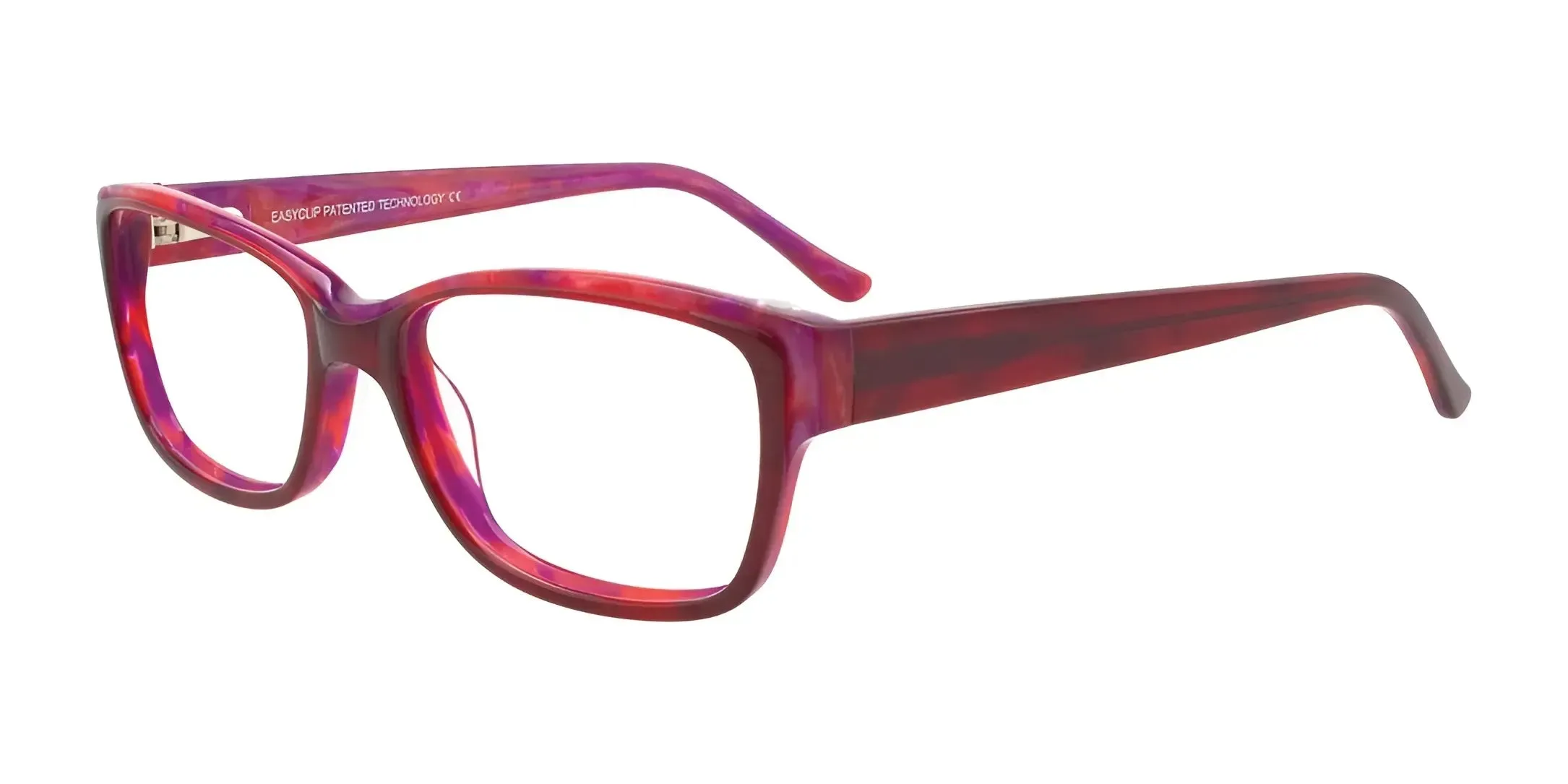 EasyClip EC375 Eyeglasses with Clip-on Sunglasses | Size 55