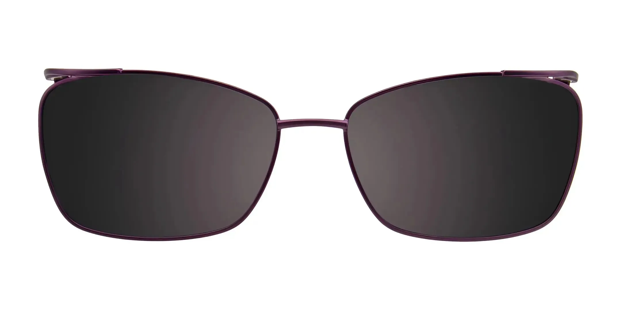 EasyClip EC375 Eyeglasses with Clip-on Sunglasses | Size 55