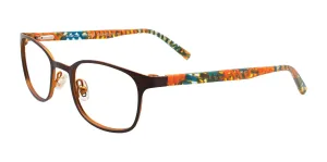 EasyClip EC445 Eyeglasses with Clip-on Sunglasses | Size 46