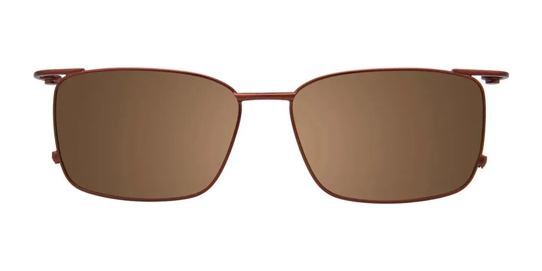 EasyClip EC512 Eyeglasses with Clip-on Sunglasses | Size 53