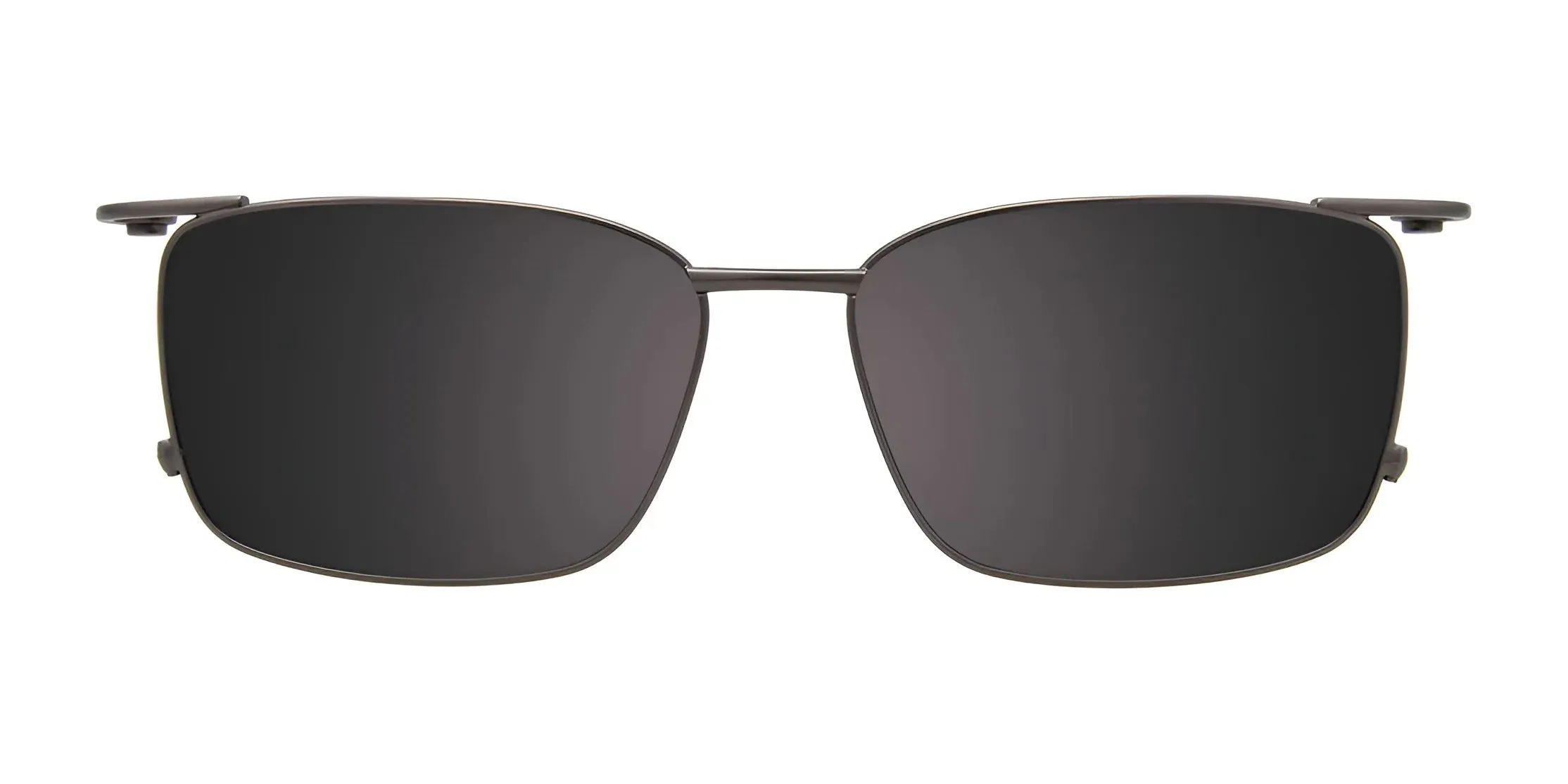 EasyClip EC512 Eyeglasses with Clip-on Sunglasses | Size 53