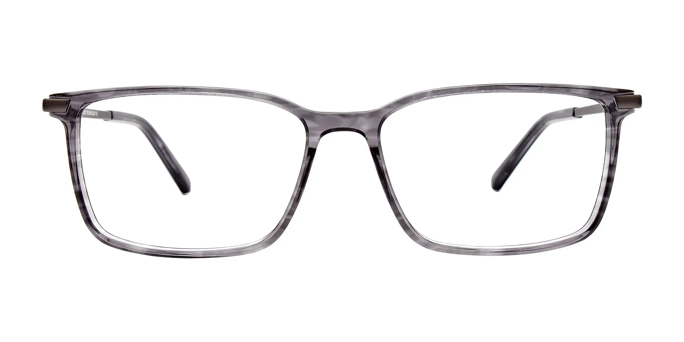 EasyClip EC512 Eyeglasses with Clip-on Sunglasses | Size 53