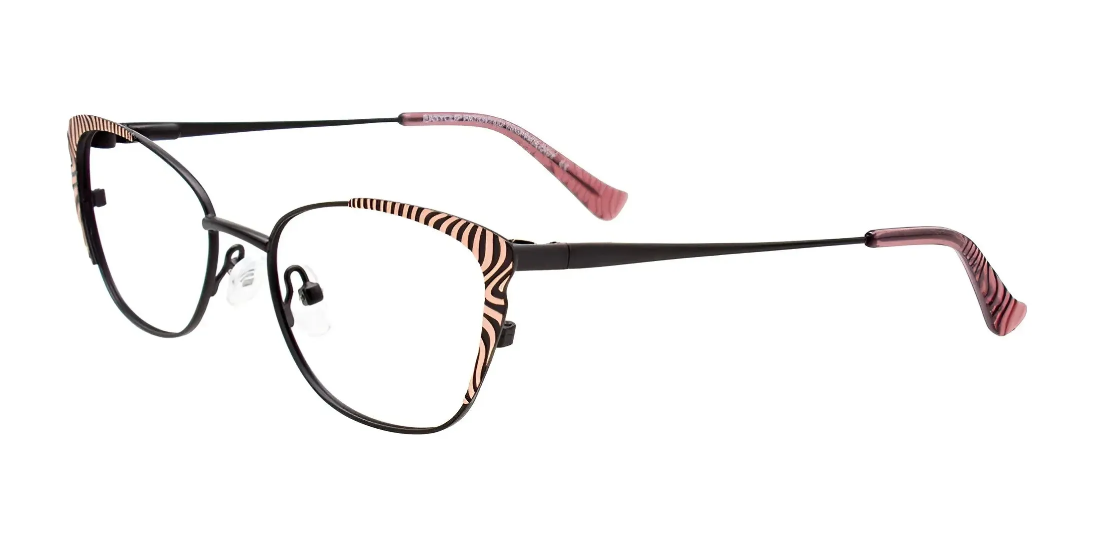 EasyClip EC557 Eyeglasses with Clip-on Sunglasses | Size 50