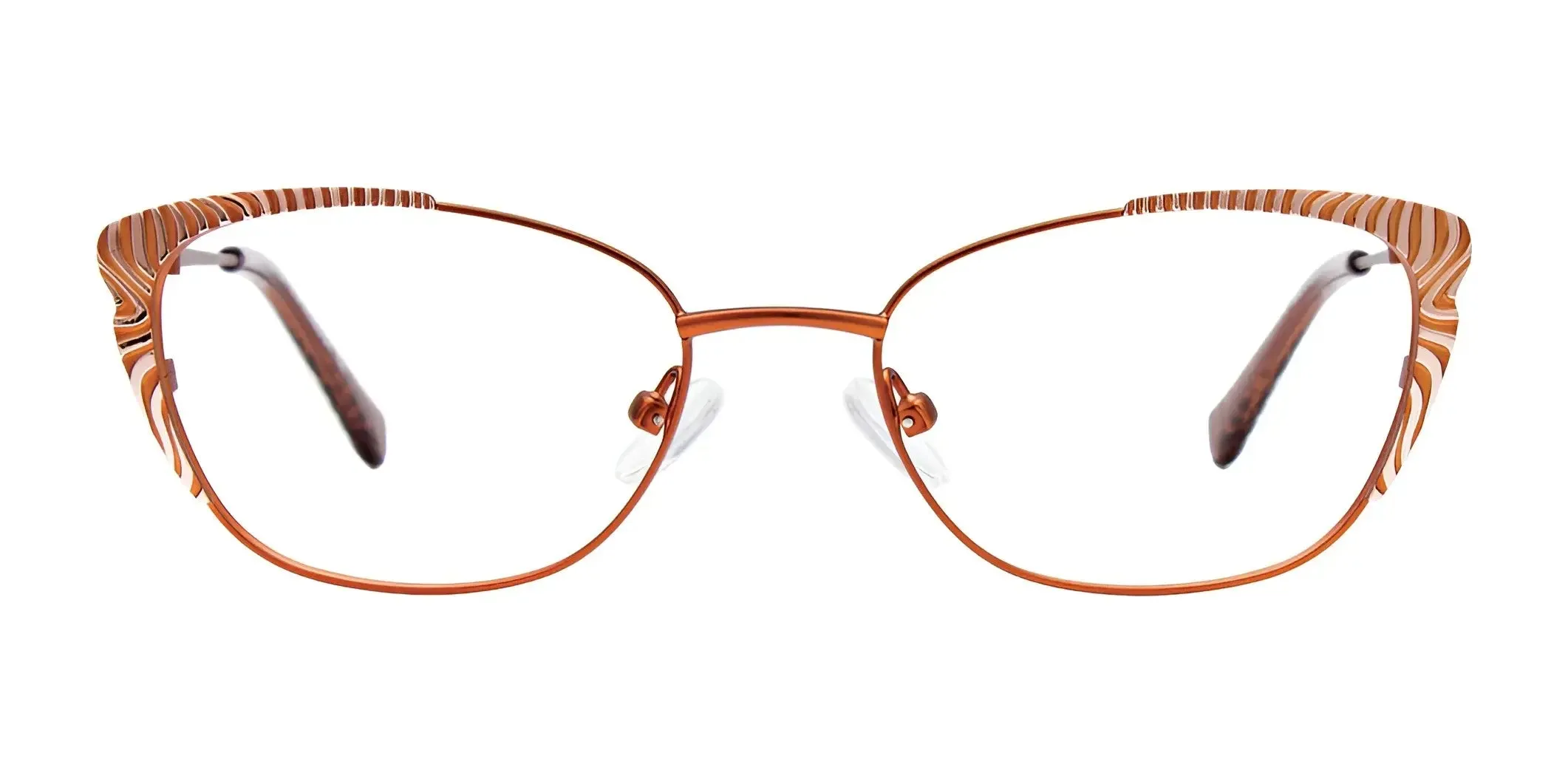 EasyClip EC557 Eyeglasses with Clip-on Sunglasses | Size 50