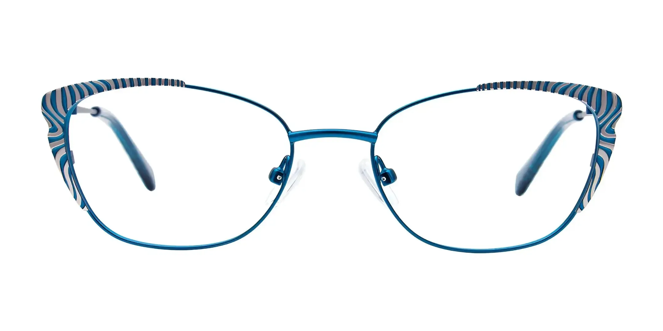 EasyClip EC557 Eyeglasses with Clip-on Sunglasses | Size 50