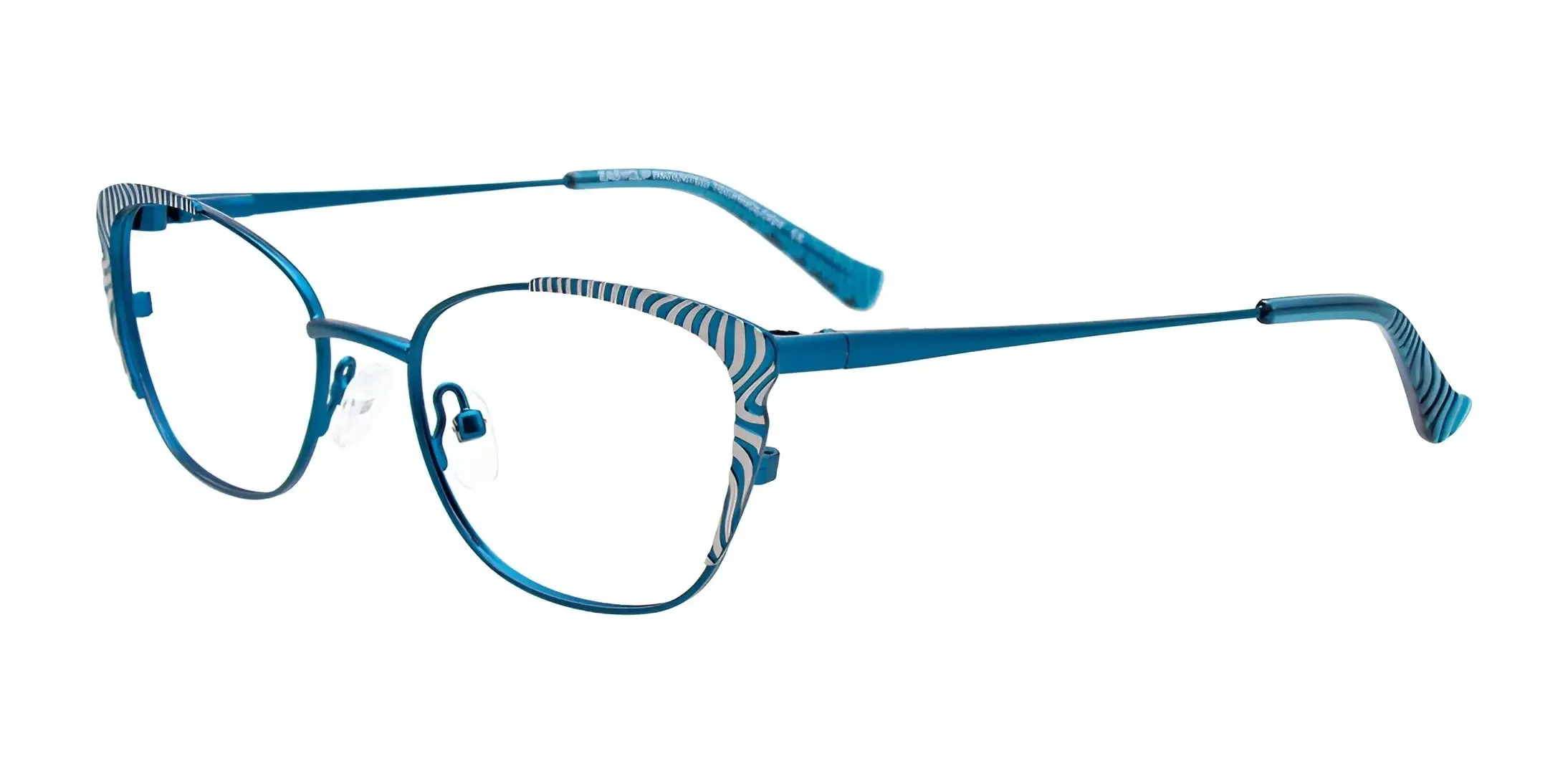 EasyClip EC557 Eyeglasses with Clip-on Sunglasses | Size 50