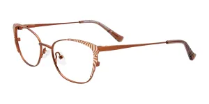 EasyClip EC557 Eyeglasses with Clip-on Sunglasses | Size 50