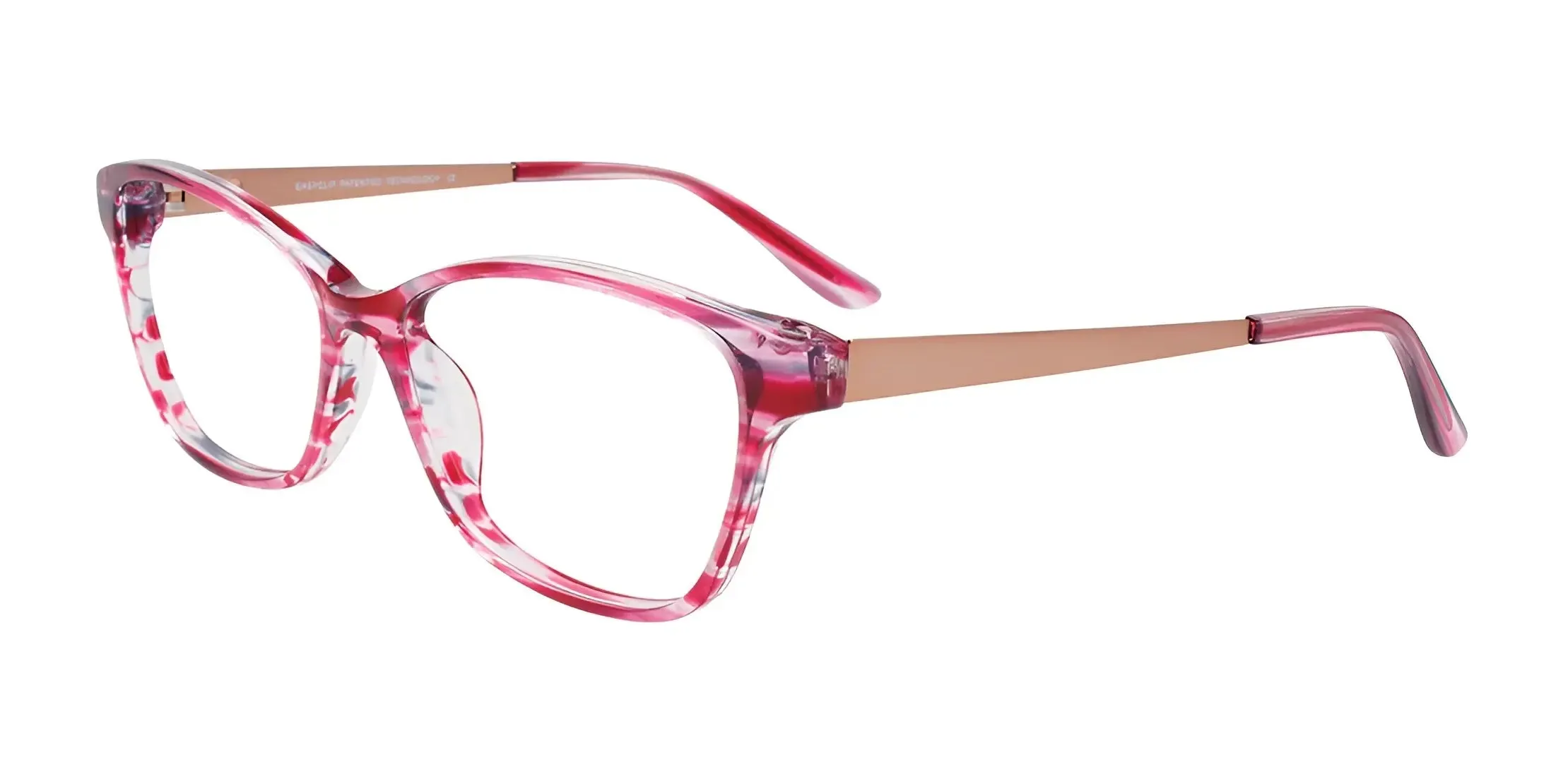 EasyClip EC562 Eyeglasses with Clip-on Sunglasses | Size 56