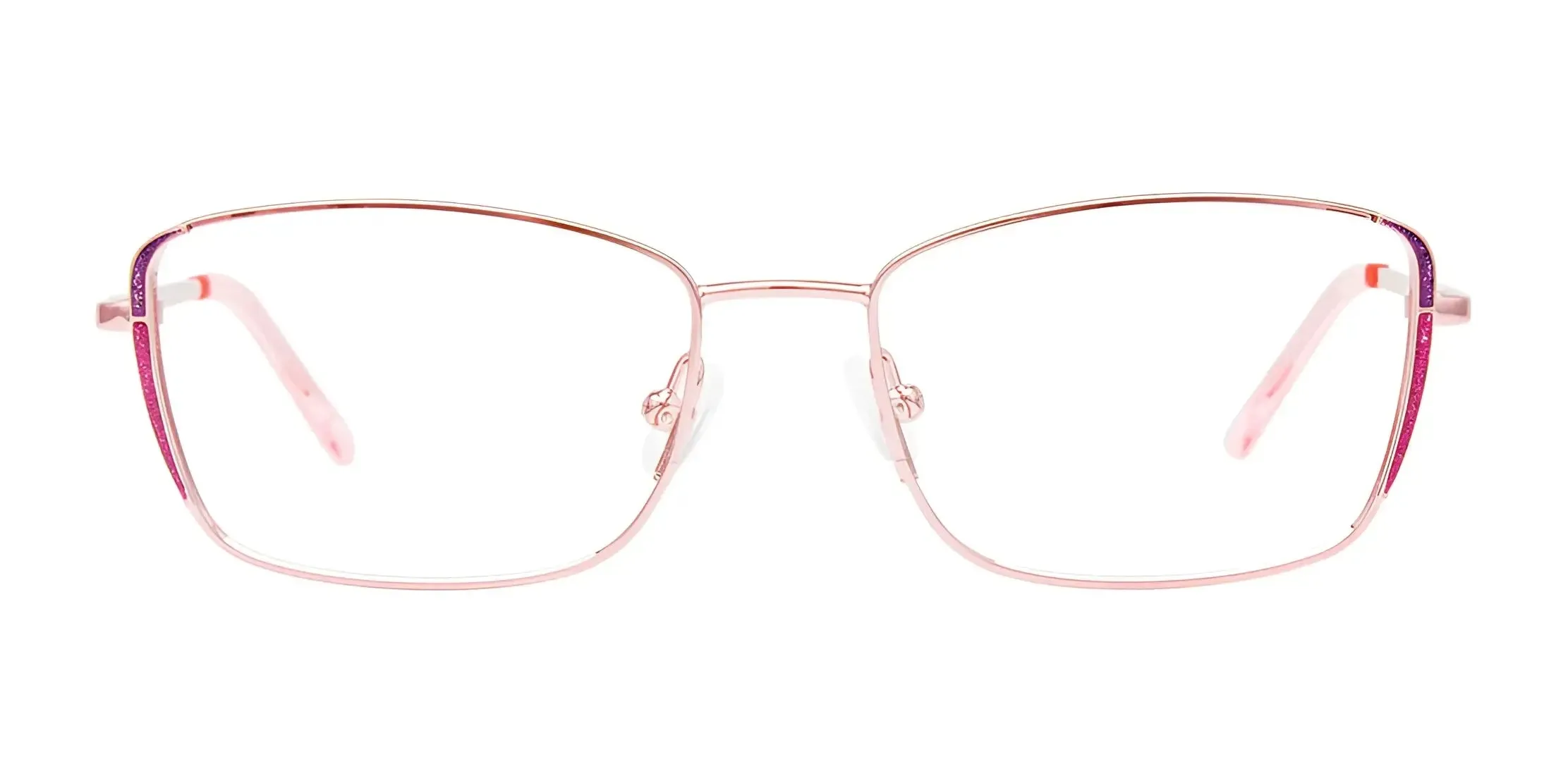 EasyClip EC607 Eyeglasses with Clip-on Sunglasses | Size 50