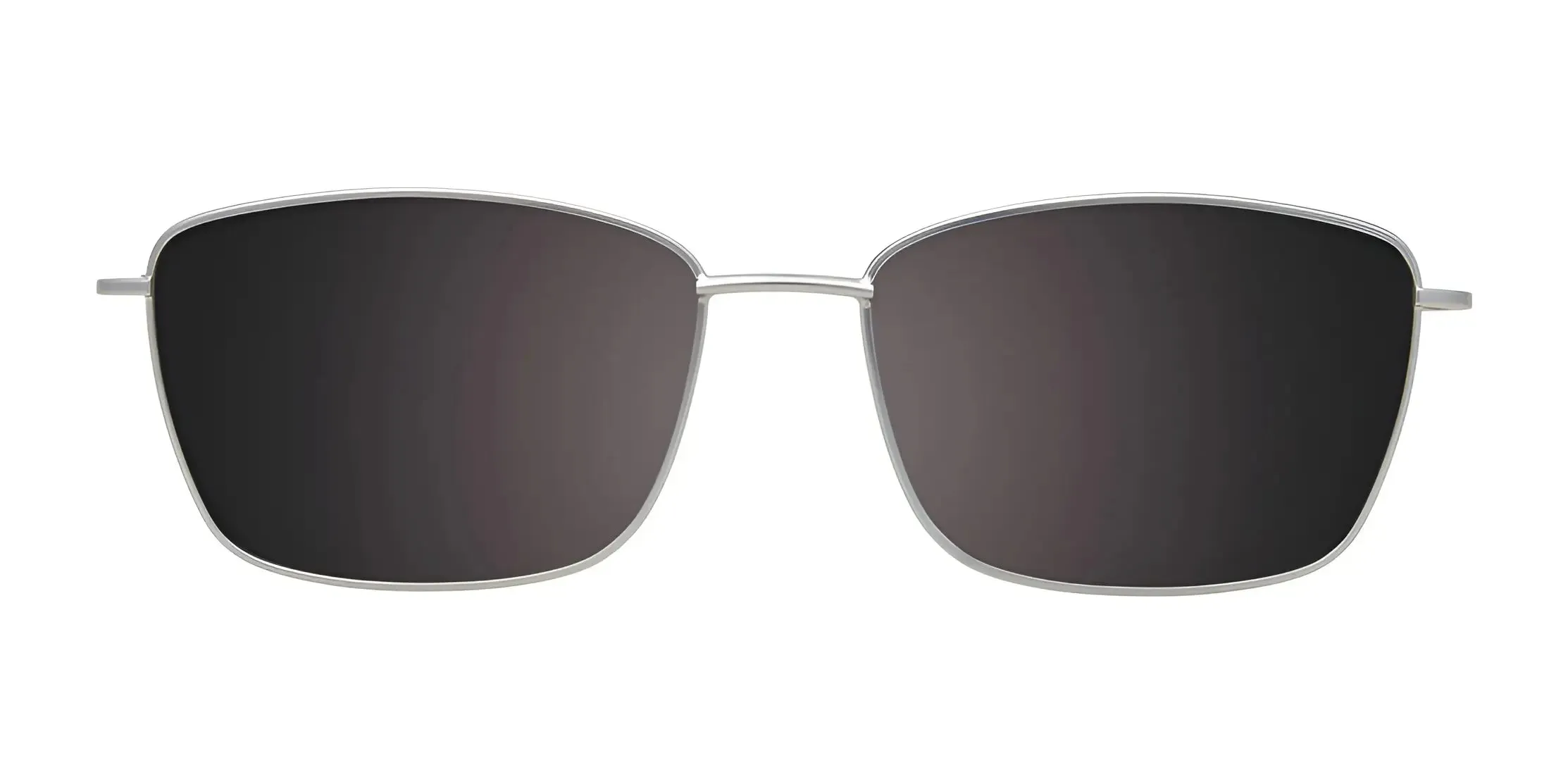 EasyClip EC607 Eyeglasses with Clip-on Sunglasses | Size 50