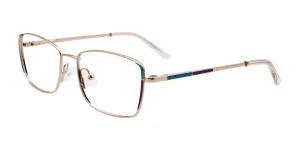 EasyClip EC607 Eyeglasses with Clip-on Sunglasses | Size 50