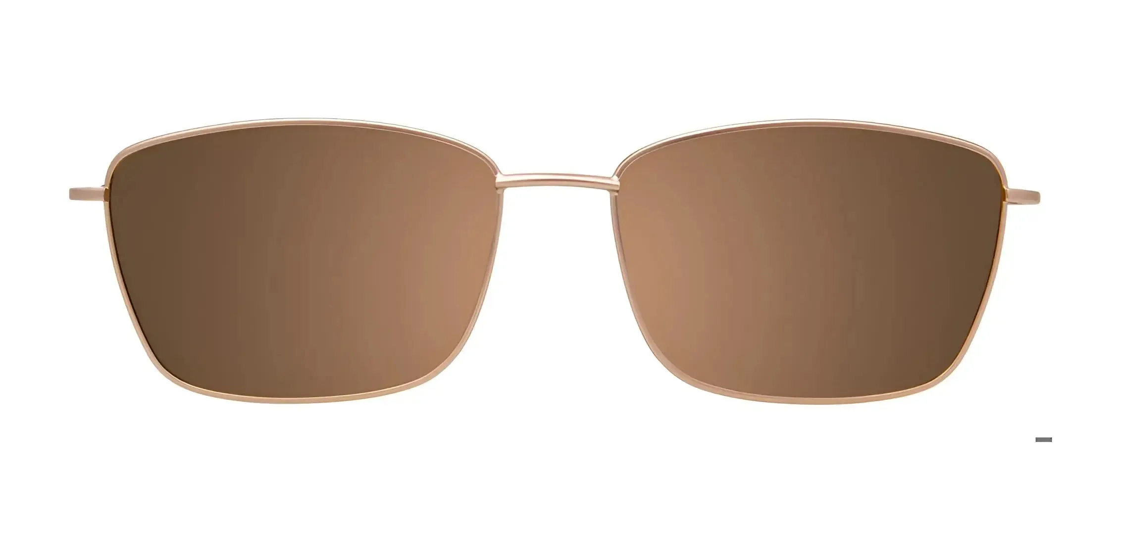 EasyClip EC607 Eyeglasses with Clip-on Sunglasses | Size 50