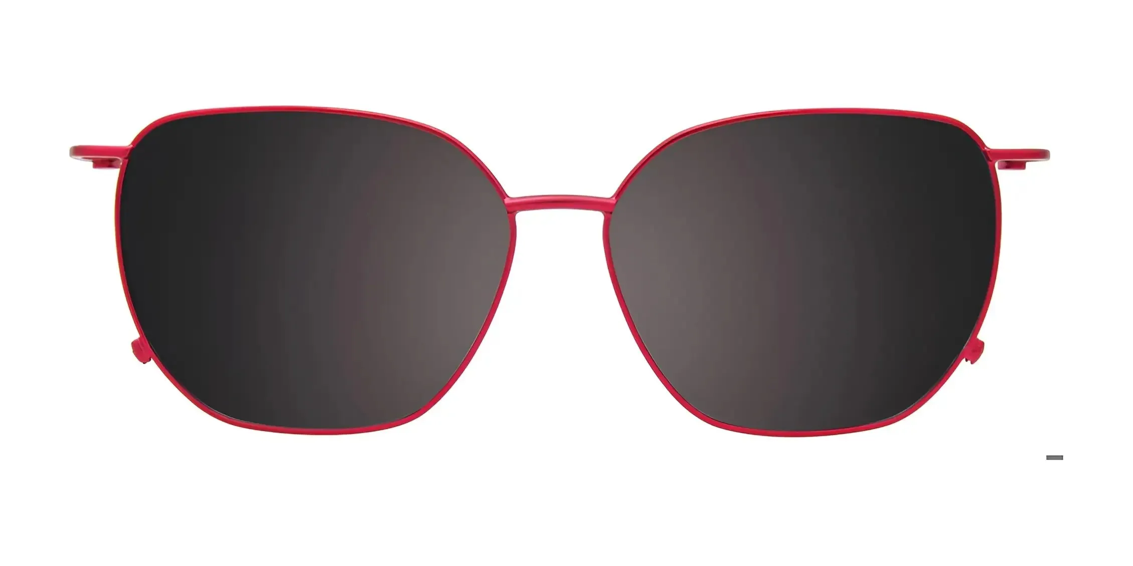 EasyClip EC669 Eyeglasses with Clip-on Sunglasses | Size 52