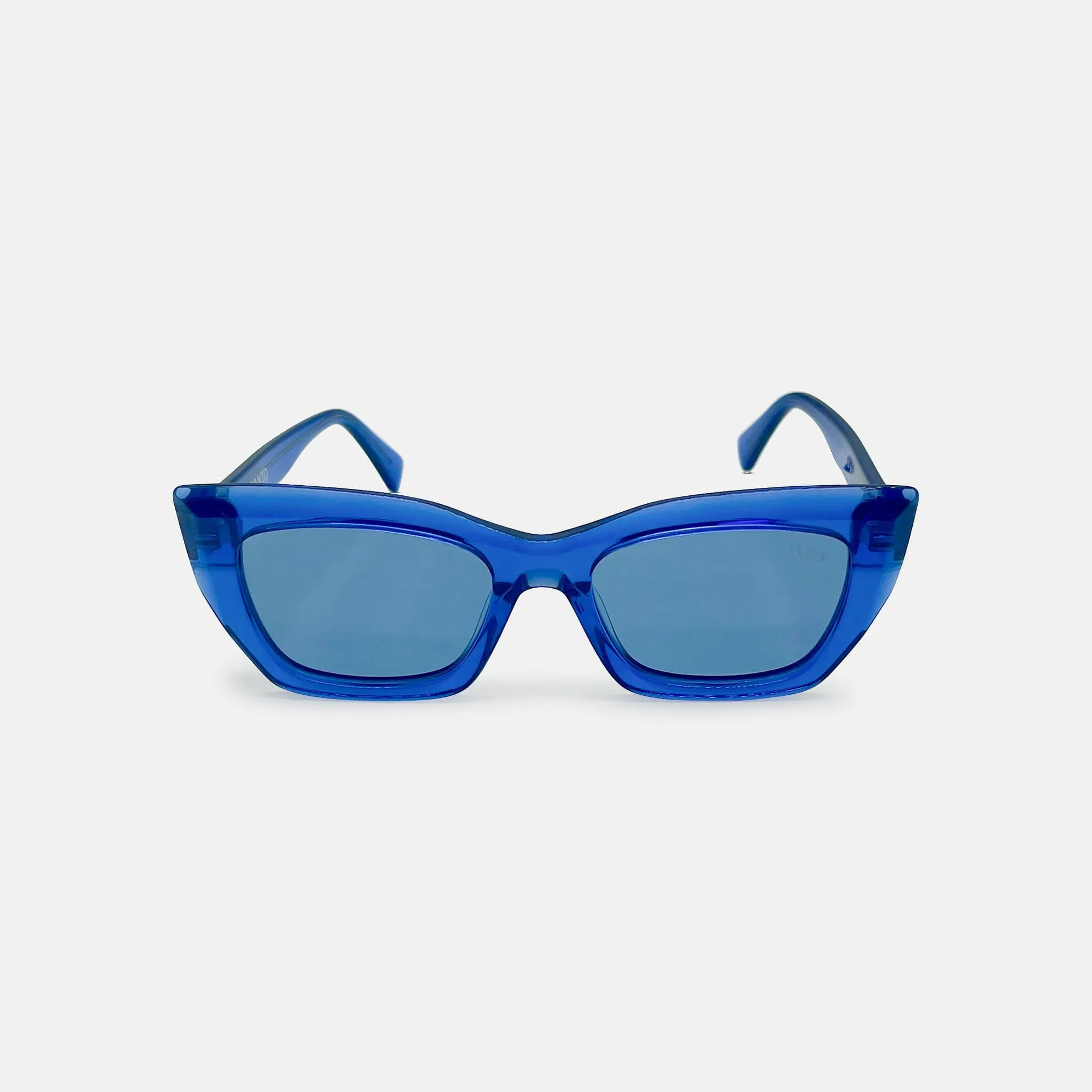 Echo Acetate Rectangle Sunglasses in Blue