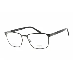 Elasta Men's Eyeglasses - Matte Grey Stainless Steel/Acetate Square | E 3124 0FRE 00