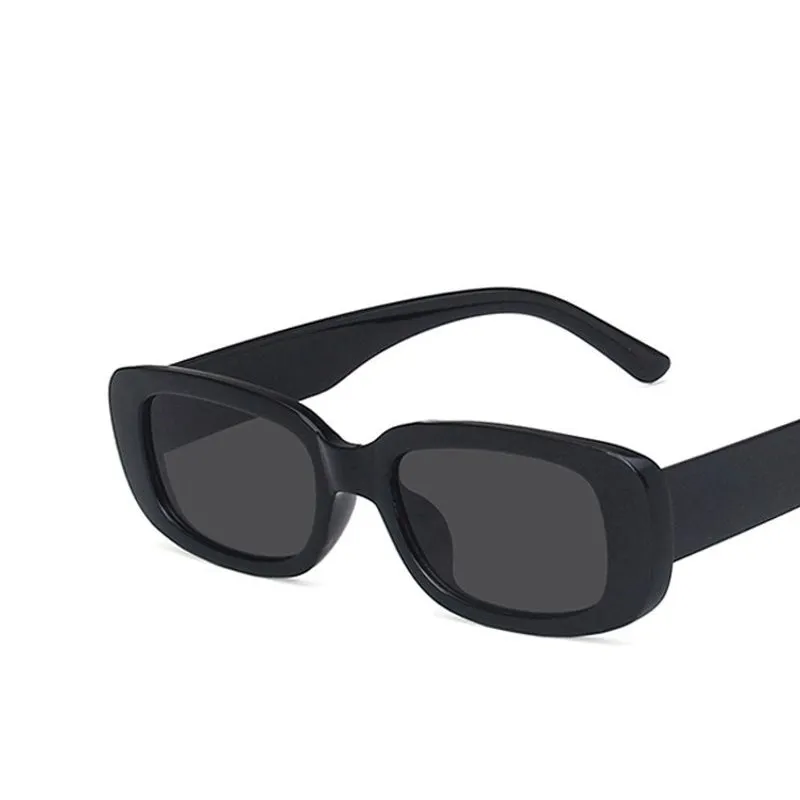 Elegant Hip-hop Retro Resin Square Full Frame Women's Sunglasses