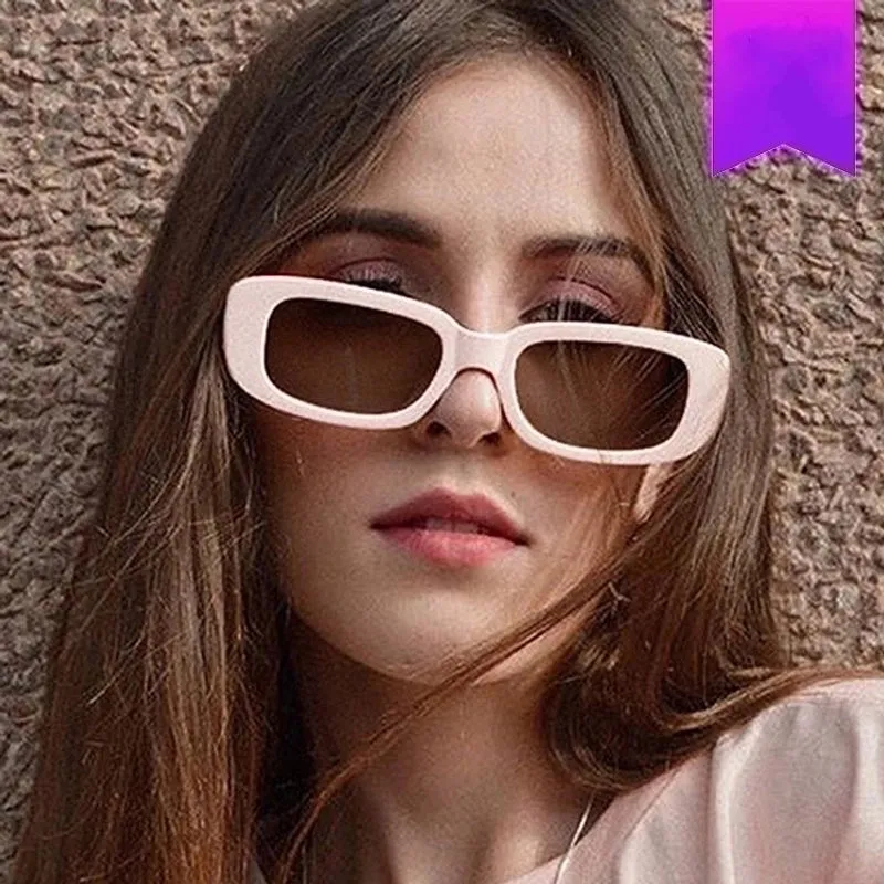 Elegant Hip-hop Retro Resin Square Full Frame Women's Sunglasses