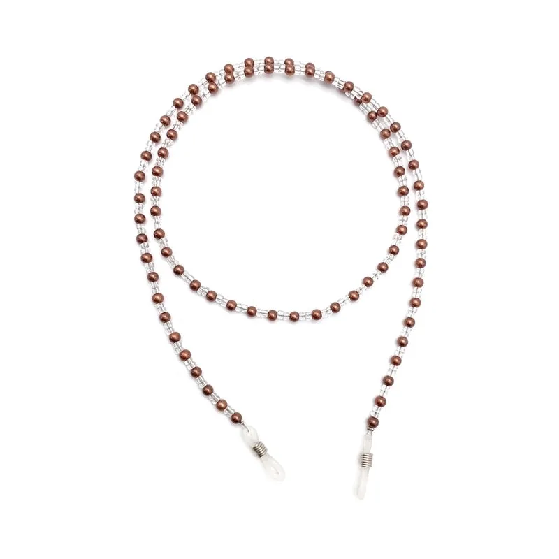Elegant Simple Style Geometric Artificial Pearl Glass Women's Glasses Chain