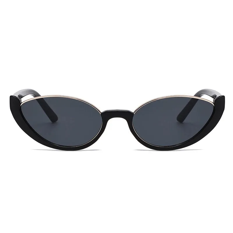 Elegant Simple Style Streetwear Geometric Ac Oval Frame Full Frame Women's Sunglasses