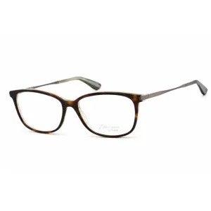 Emozioni Women's Eyeglasses - Havana Green Grey Rectangular Frame | 4044 0SH7 00