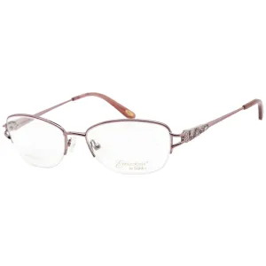 Emozioni Women's Eyeglasses - Light Pink Oval Shaped Metal Frame | EM 4856 0S8R 00