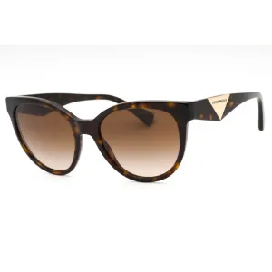Emporio Armani Women's Sunglasses - Havana Plastic Cat Eye Frame | 0EA4140 508913