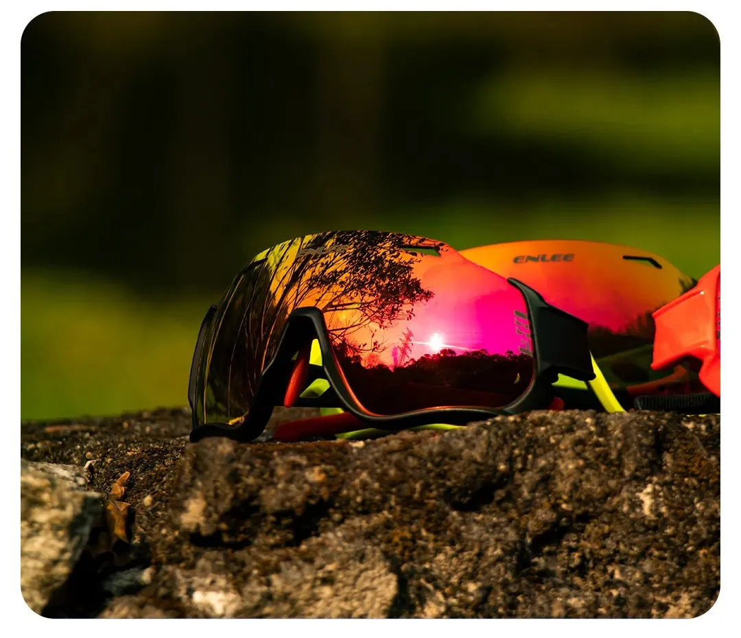 ENLEE Kids Cycling Sunglasses Fashion Brand Child Sun Glasses Anti-uv Baby Sun-Shading Girl Boy Sunglass Goggles Outdoor