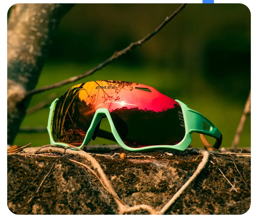ENLEE Kids Cycling Sunglasses Fashion Brand Child Sun Glasses Anti-uv Baby Sun-Shading Girl Boy Sunglass Goggles Outdoor