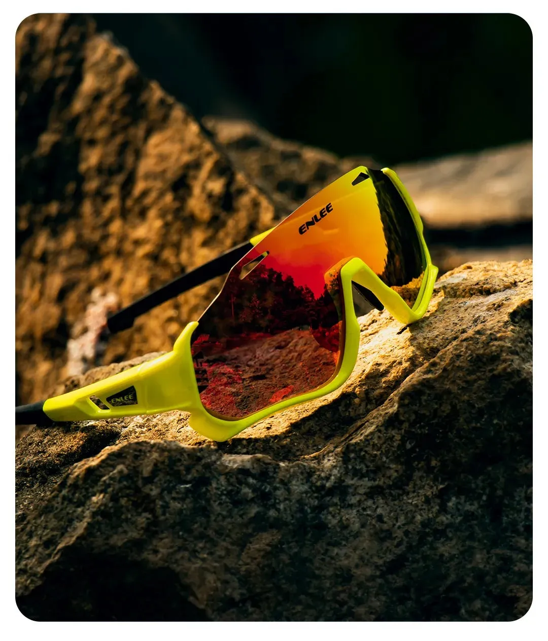 ENLEE Kids Cycling Sunglasses Fashion Brand Child Sun Glasses Anti-uv Baby Sun-Shading Girl Boy Sunglass Goggles Outdoor