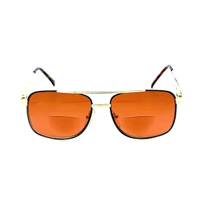 Explorer Metal Frame Navigator Driving Lens Bifocal Sunglass Reading Glasses