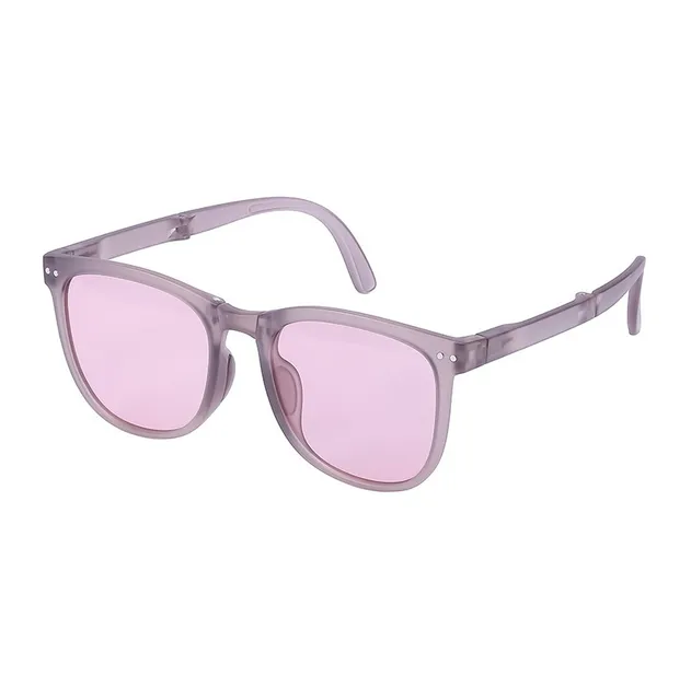 Fashion Cute Sunglasses Square Vintage Design Eyewear Folding Sunglasses Gradient Shades UV400