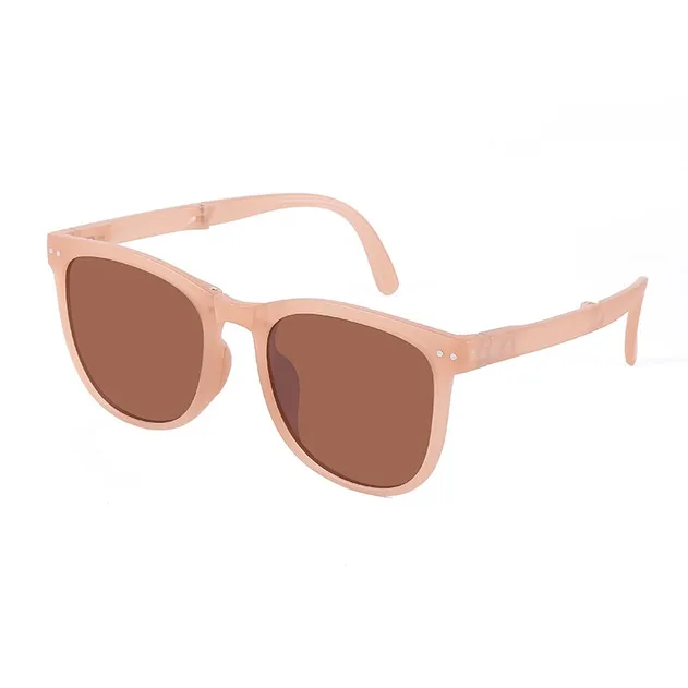 Fashion Cute Sunglasses Square Vintage Design Eyewear Folding Sunglasses Gradient Shades UV400