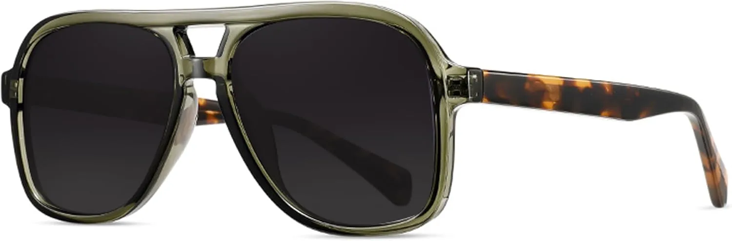 Fashion Pilot Full Lens polarized Reading Sunglasses for Men Women Cycling Driving Sports Readers