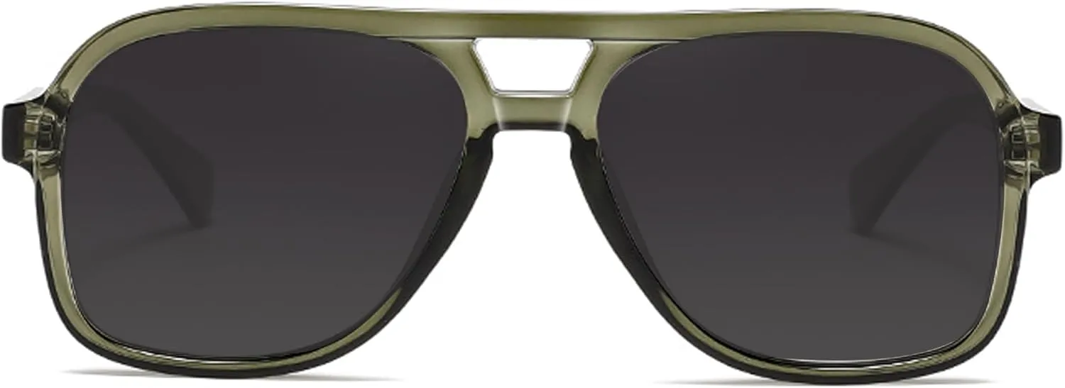 Fashion Pilot Full Lens polarized Reading Sunglasses for Men Women Cycling Driving Sports Readers