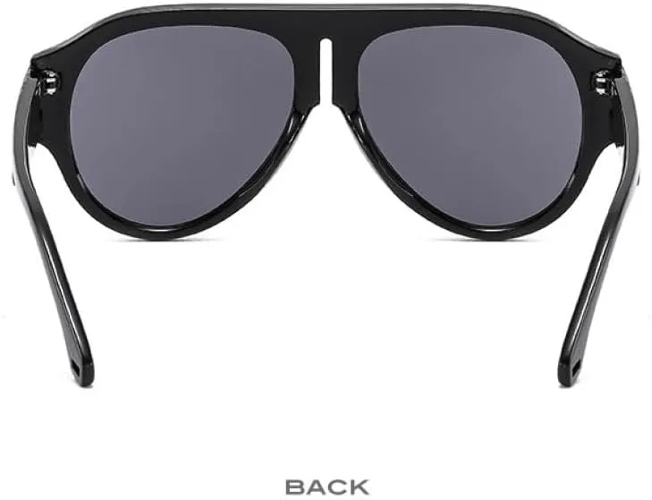 Fashion Pilot Sunglasses Women Retro Double Color Eyewear Shades UV400 Men Trending Gradient Punk Sun Glasses