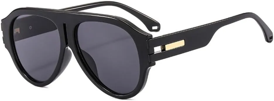 Fashion Pilot Sunglasses Women Retro Double Color Eyewear Shades UV400 Men Trending Gradient Punk Sun Glasses