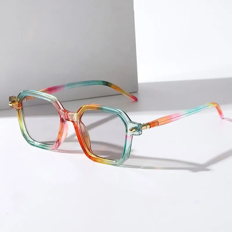 Fashion Retro Designer Square Sunglasses For Women Men